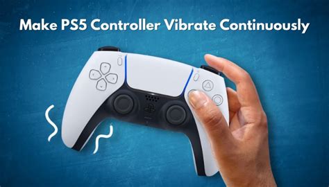 Hold down this button for a few seconds, and the Xbox button will start. . How to make ps5 controller vibrate continuously